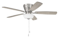 Craftmade - WHL52BNK5C1 - 52" Ceiling Fan - Wheeler 52 2-Light Bowl - Brushed Polished Nickel