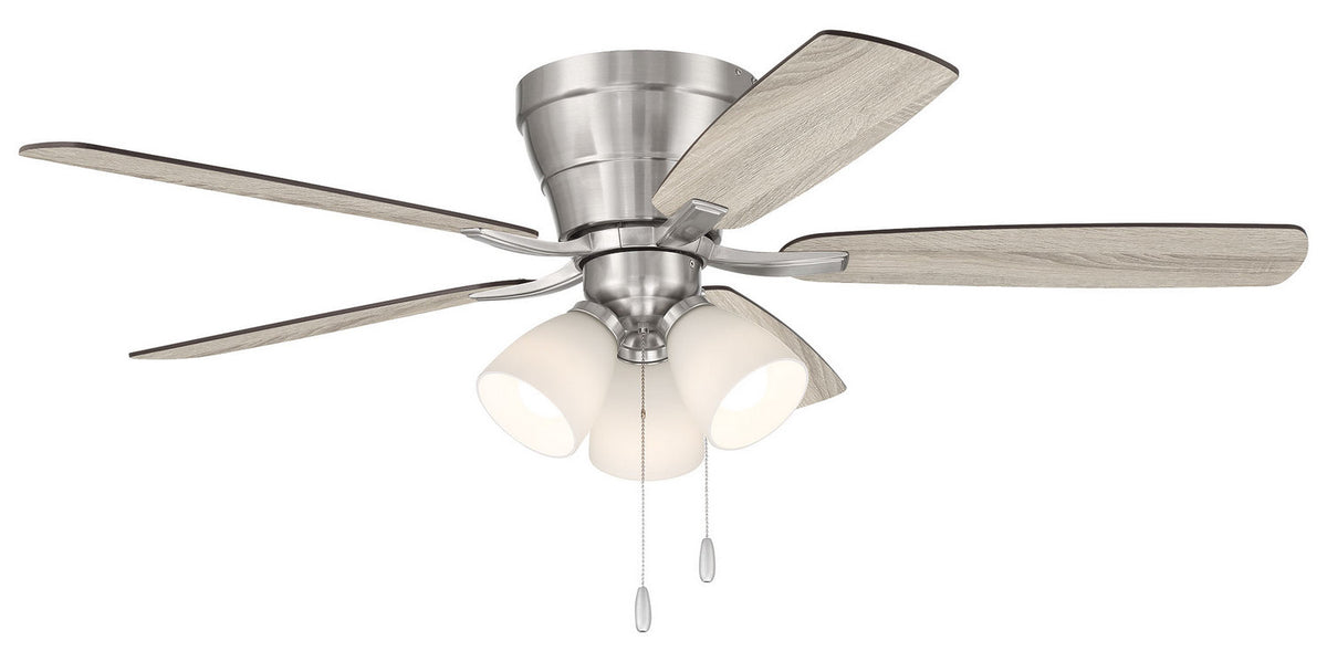 Craftmade - WHL52BNK5C3 - 52" Ceiling Fan - Wheeler 52 3-Light - Brushed Polished Nickel