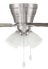 Craftmade - WHL52BNK5C3 - 52" Ceiling Fan - Wheeler 52 3-Light - Brushed Polished Nickel