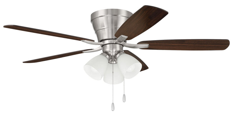 Craftmade - WHL52BNK5C3 - 52"Ceiling Fan - Wheeler 52 3-Light - Brushed Polished Nickel