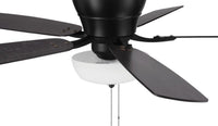 Craftmade - WHL52FB5C1 - 52" Ceiling Fan - Wheeler 52 2-Light Bowl - Flat Black
