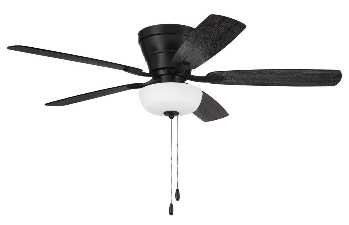 Craftmade - WHL52FB5C1 - 52" Ceiling Fan - Wheeler 52 2-Light Bowl - Flat Black