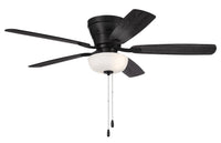 Craftmade - WHL52FB5C1 - 52" Ceiling Fan - Wheeler 52 2-Light Bowl - Flat Black