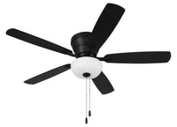 Craftmade - WHL52FB5C1 - 52" Ceiling Fan - Wheeler 52 2-Light Bowl - Flat Black