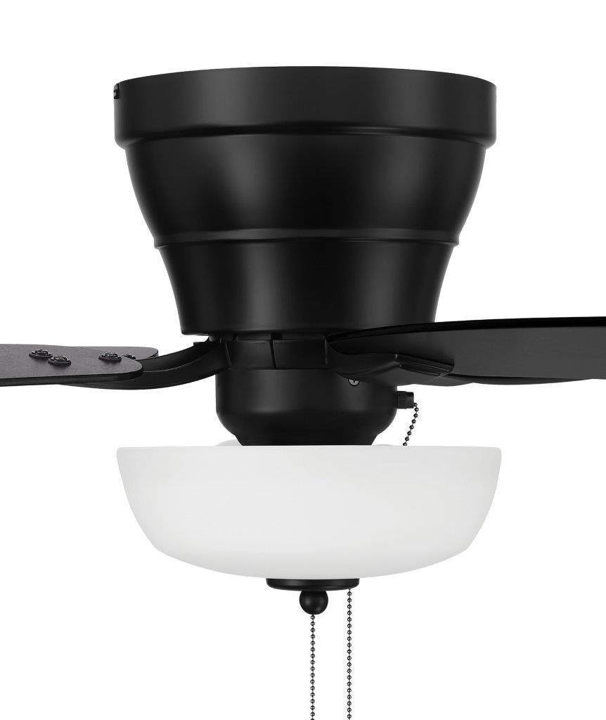 Craftmade - WHL52FB5C1 - 52" Ceiling Fan - Wheeler 52 2-Light Bowl - Flat Black