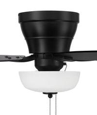 Craftmade - WHL52FB5C1 - 52" Ceiling Fan - Wheeler 52 2-Light Bowl - Flat Black