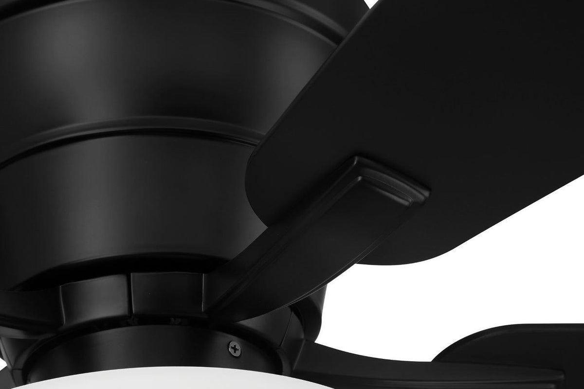 Craftmade - WHL52FB5C1 - 52" Ceiling Fan - Wheeler 52 2-Light Bowl - Flat Black