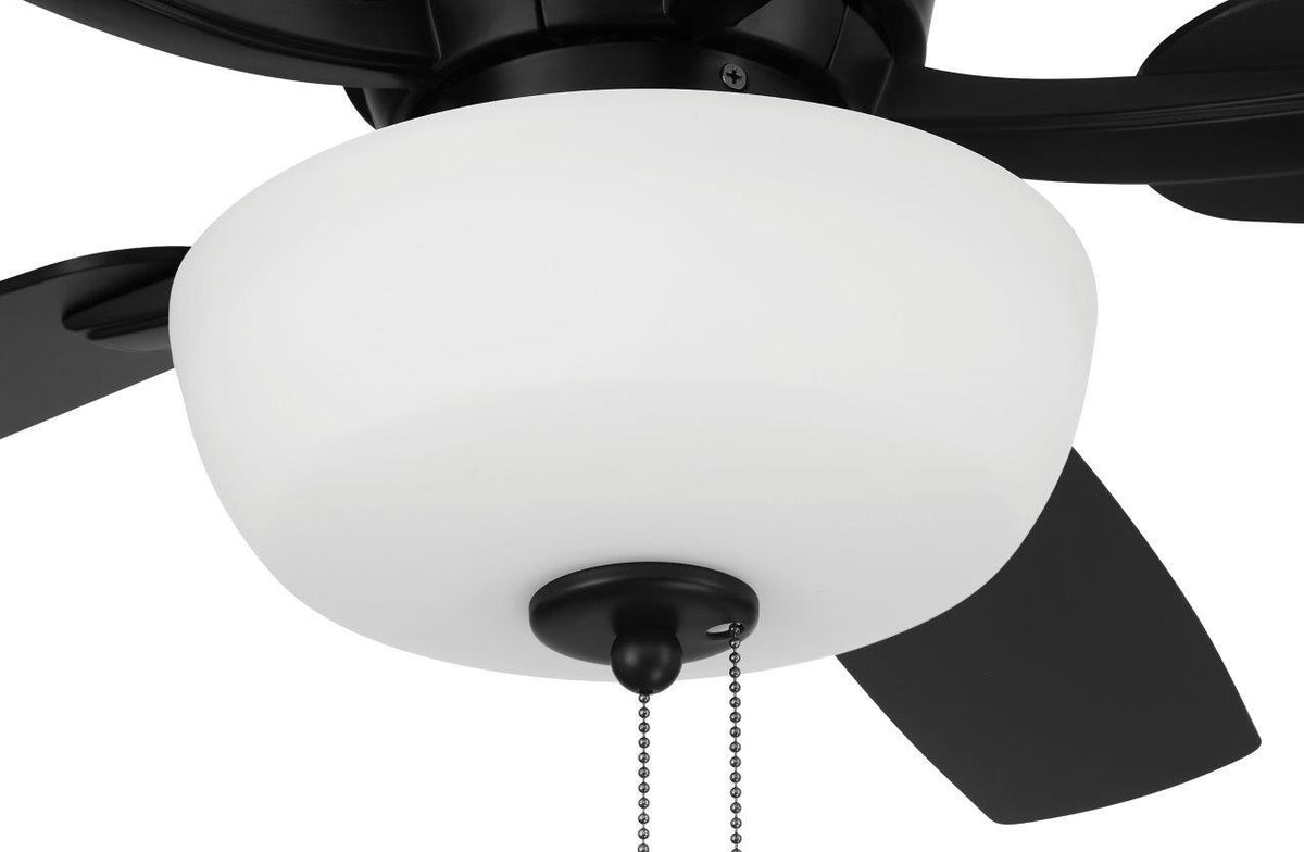 Craftmade - WHL52FB5C1 - 52" Ceiling Fan - Wheeler 52 2-Light Bowl - Flat Black