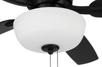 Craftmade - WHL52FB5C1 - 52" Ceiling Fan - Wheeler 52 2-Light Bowl - Flat Black