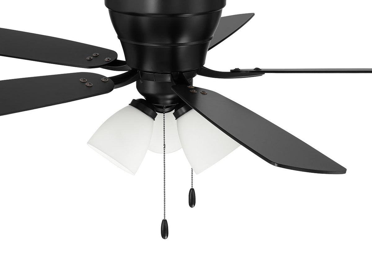 Craftmade - WHL52FB5C3 - 52" Ceiling Fan - Wheeler 52 3-Light - Flat Black