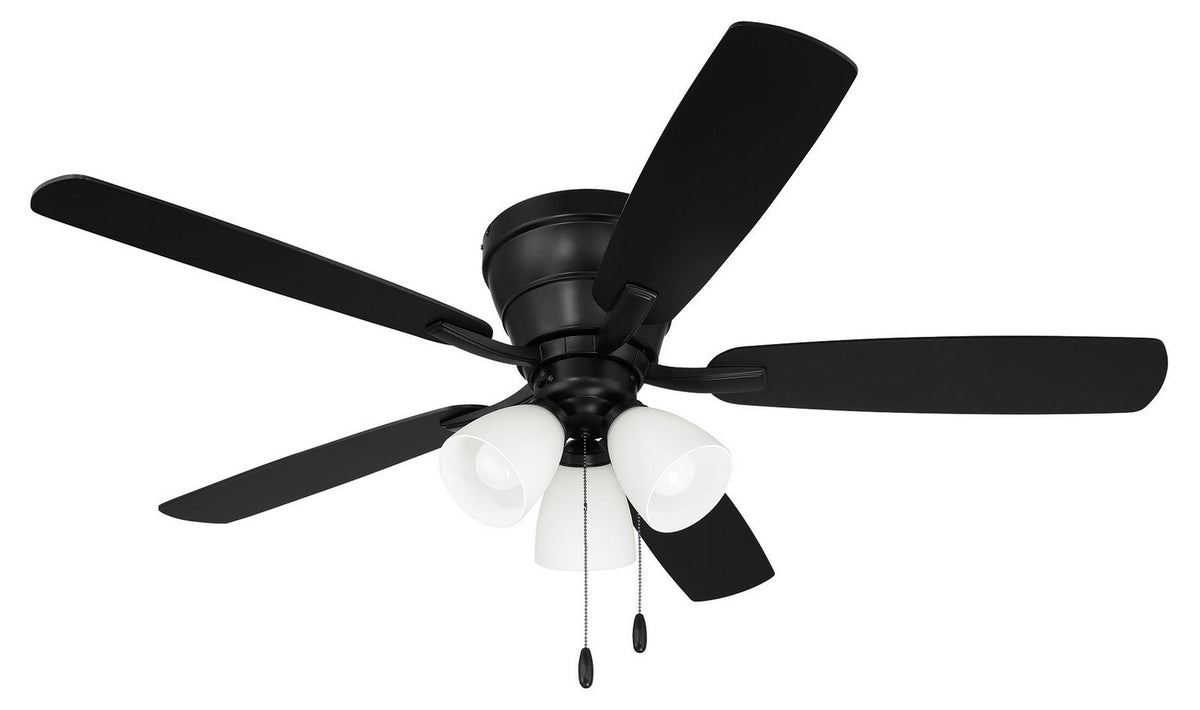 Craftmade - WHL52FB5C3 - 52" Ceiling Fan - Wheeler 52 3-Light - Flat Black