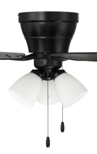 Craftmade - WHL52FB5C3 - 52" Ceiling Fan - Wheeler 52 3-Light - Flat Black