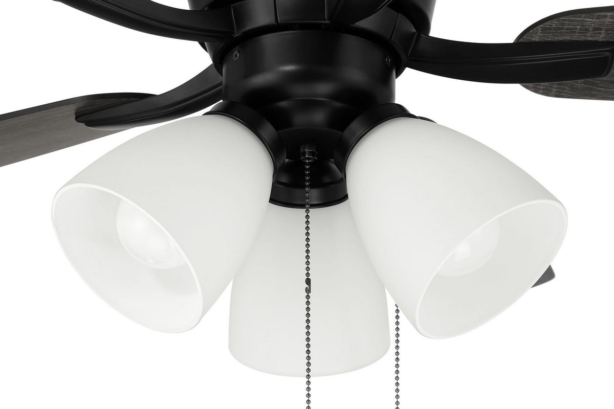 Craftmade - WHL52FB5C3 - 52" Ceiling Fan - Wheeler 52 3-Light - Flat Black