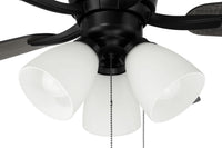 Craftmade - WHL52FB5C3 - 52" Ceiling Fan - Wheeler 52 3-Light - Flat Black
