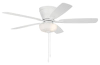Craftmade - WHL52W5C1 - 52" Ceiling Fan - Wheeler 52 2-Light Bowl - White