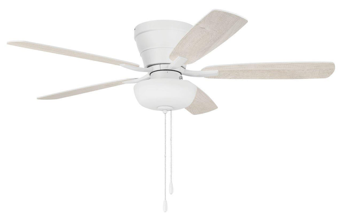 Craftmade - WHL52W5C1 - 52" Ceiling Fan - Wheeler 52 2-Light Bowl - White