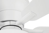 Craftmade - WHL52W5C1 - 52" Ceiling Fan - Wheeler 52 2-Light Bowl - White