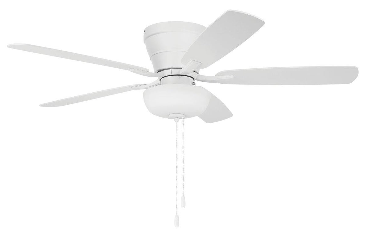 Craftmade - WHL52W5C1 - 52"Ceiling Fan - Wheeler 52 2-Light Bowl - White