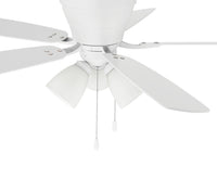 Craftmade - WHL52W5C3 - 52" Ceiling Fan - Wheeler 52 3-Light - White