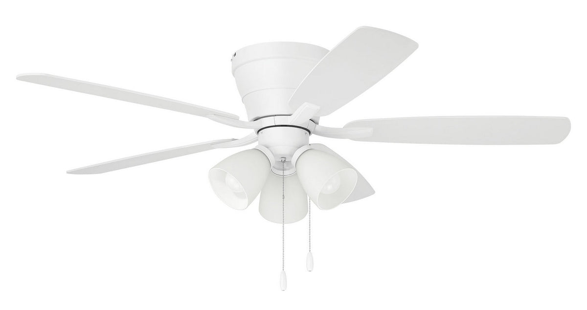 Craftmade - WHL52W5C3 - 52" Ceiling Fan - Wheeler 52 3-Light - White