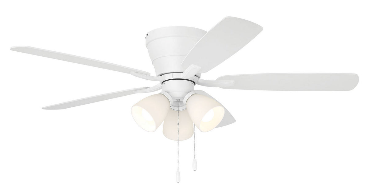 Craftmade - WHL52W5C3 - 52" Ceiling Fan - Wheeler 52 3-Light - White