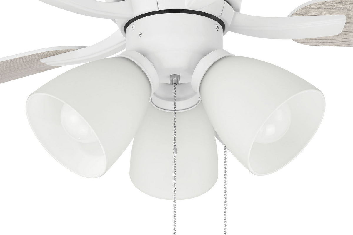 Craftmade - WHL52W5C3 - 52" Ceiling Fan - Wheeler 52 3-Light - White