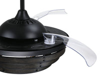 Craftmade - WHS42FBGW3 - 42" Ceiling Fan - Whiskey 42 Hidden Blades - Flat Black