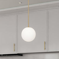 Artcraft - AC11761BR - One Light Pendant - Aurelia - Brass