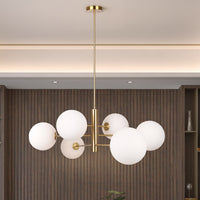 Artcraft - AC11766BR - Six Light Chandelier - Aurelia - Brass