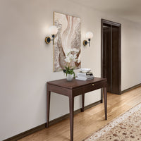 Artcraft - AC11871WH - One Light Wall Sconce - Gem - Black and Brushed Brass
