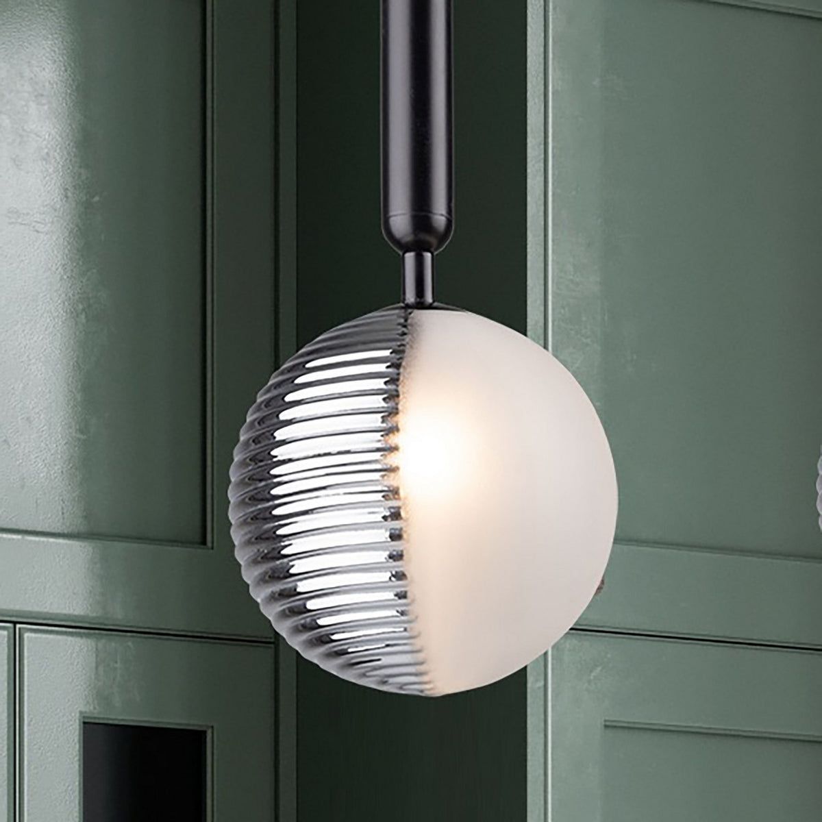 Artcraft - AC11880BK - One Light Pendant - Bolla - Black