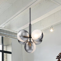 Artcraft - AC11885BK - Five Light Pendant - Bolla - Black