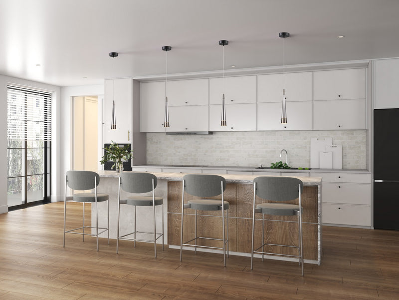 Artcraft - AC6821SM - LED Pendant - Sunnyvale - Pearl Black and Smoke
