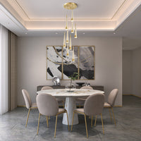 Artcraft - AC6829BR - LED Chandelier - Sunnyvale - Brass