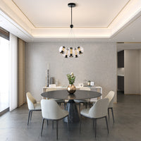 Artcraft - AC6848BK - LED Chandelier - Arlo - Black