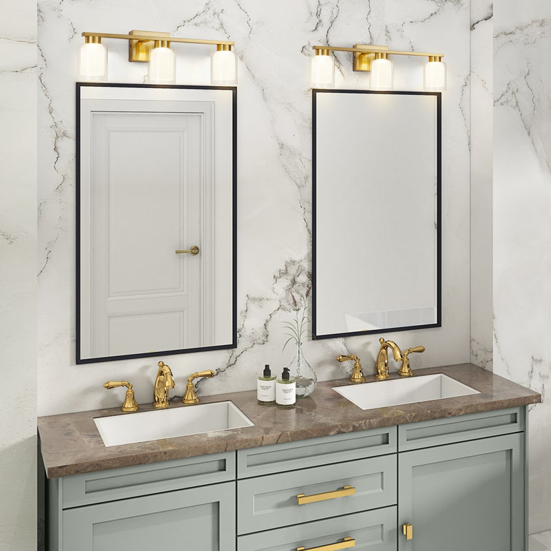 Artcraft - AC7393BR - LED Bathroom Vanity - Saville - Brass