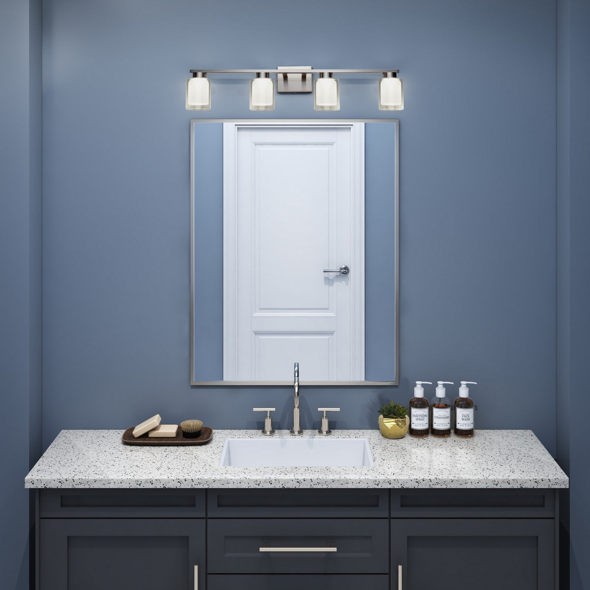 Artcraft - AC7394BN - LED Bathroom Vanity - Saville - Brushed Nickel
