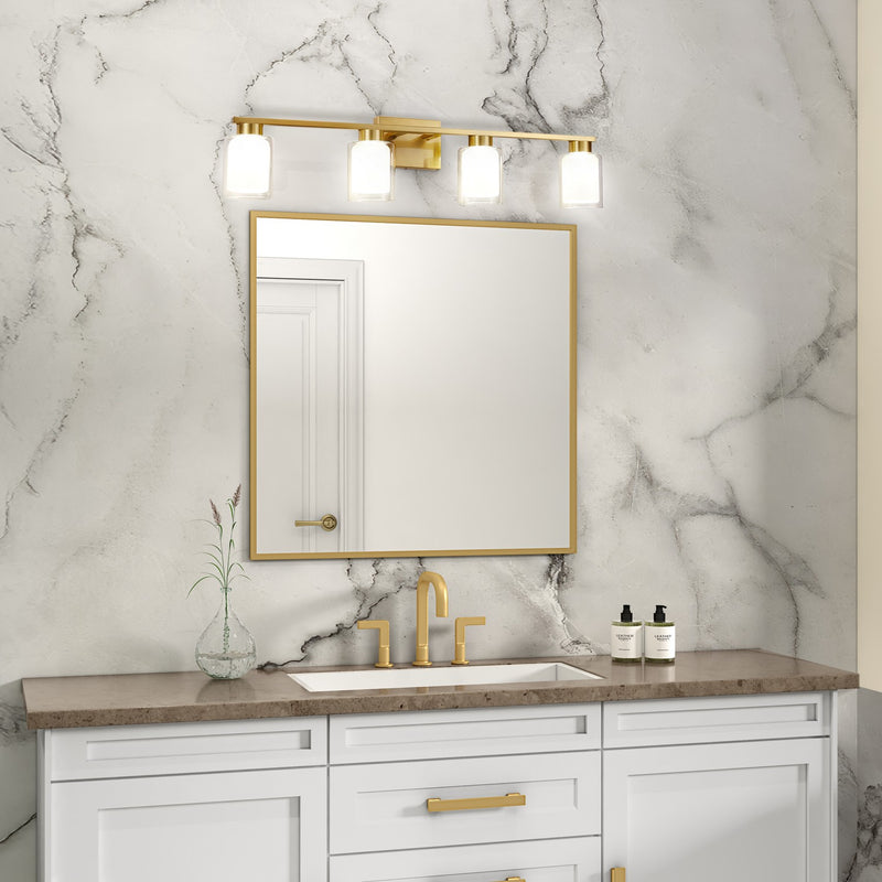 Artcraft - AC7394BR - LED Bathroom Vanity - Saville - Brass