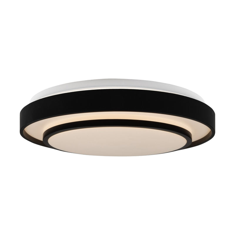 Artcraft - AC7401BK - LED Flush Mount - Aziza - Black