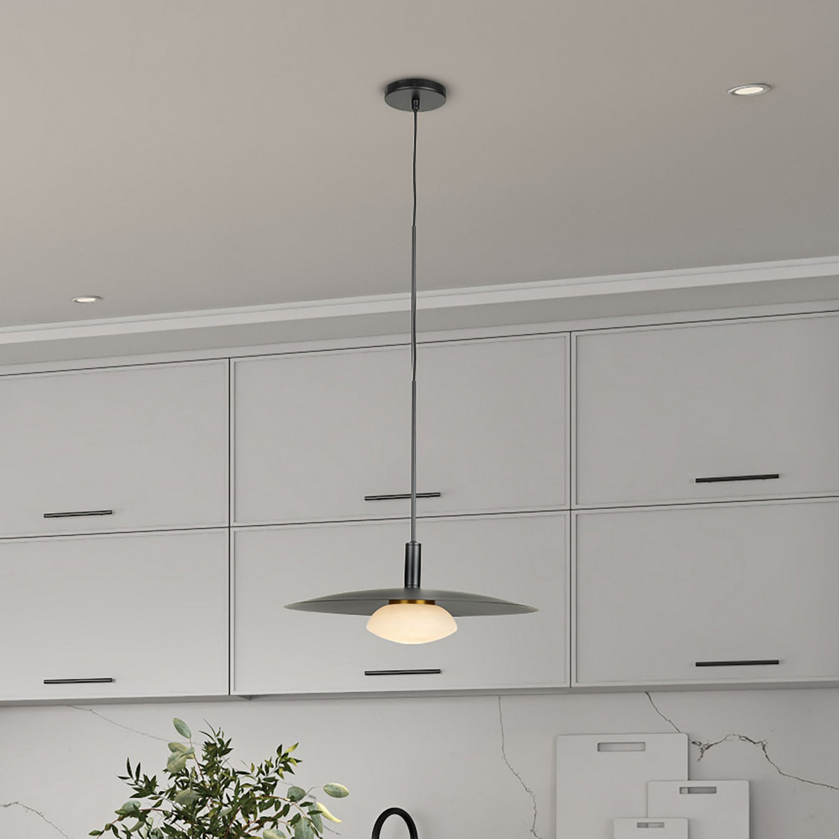 Artcraft - AC7460BK - LED Pendant - Camila - Black