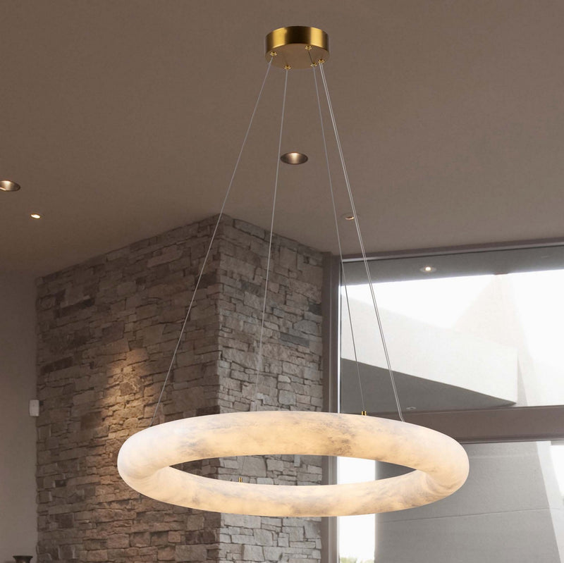 Artcraft - AC7468BR - LED Chandelier - Camila - Brushed Brass