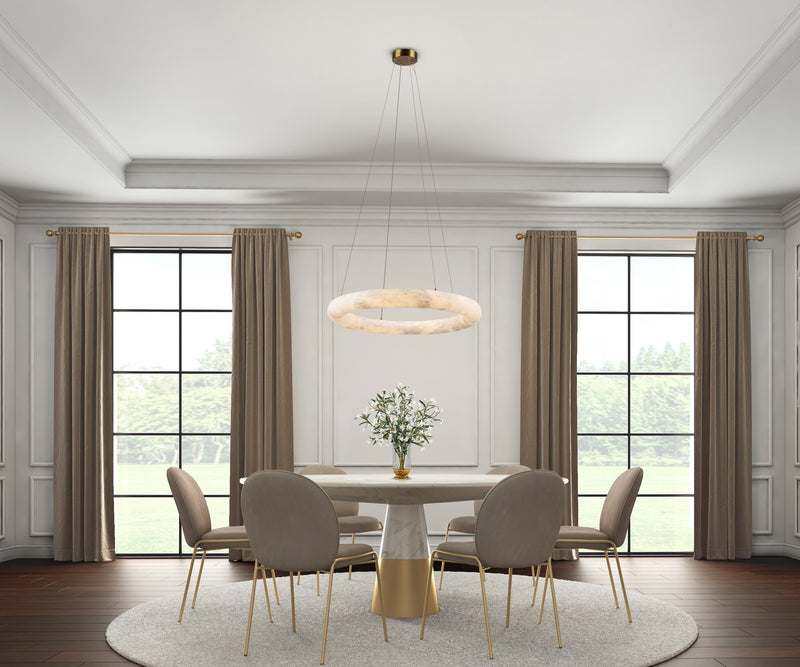 Artcraft - AC7469BR - LED Chandelier - Camila - Brushed Brass