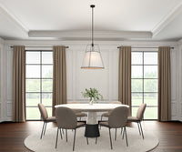 Artcraft - SC13364BK - Four Light Pendant - Pullman - Black