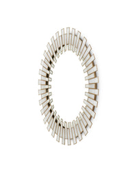 Currey and Company - 1000-0145 - Mirror - Glasdele - Antique Brass/White