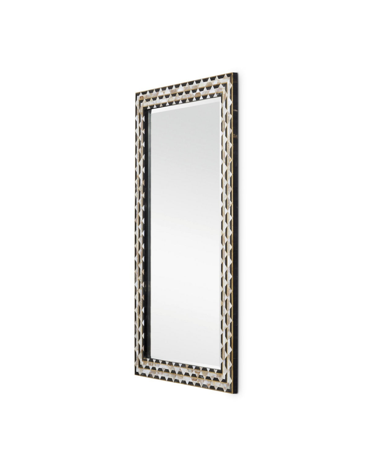 Currey and Company - 1000-0146 - Mirror - Macy - Natural/Brass