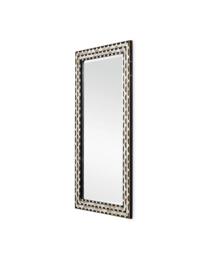 Currey and Company - 1000-0146 - Mirror - Macy - Natural/Brass
