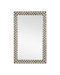 Currey and Company - 1000-0146 - Mirror - Macy - Natural/Brass