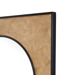 Currey and Company - 1000-0147 - Mirror - Kallista - Taupe/Caviar Black