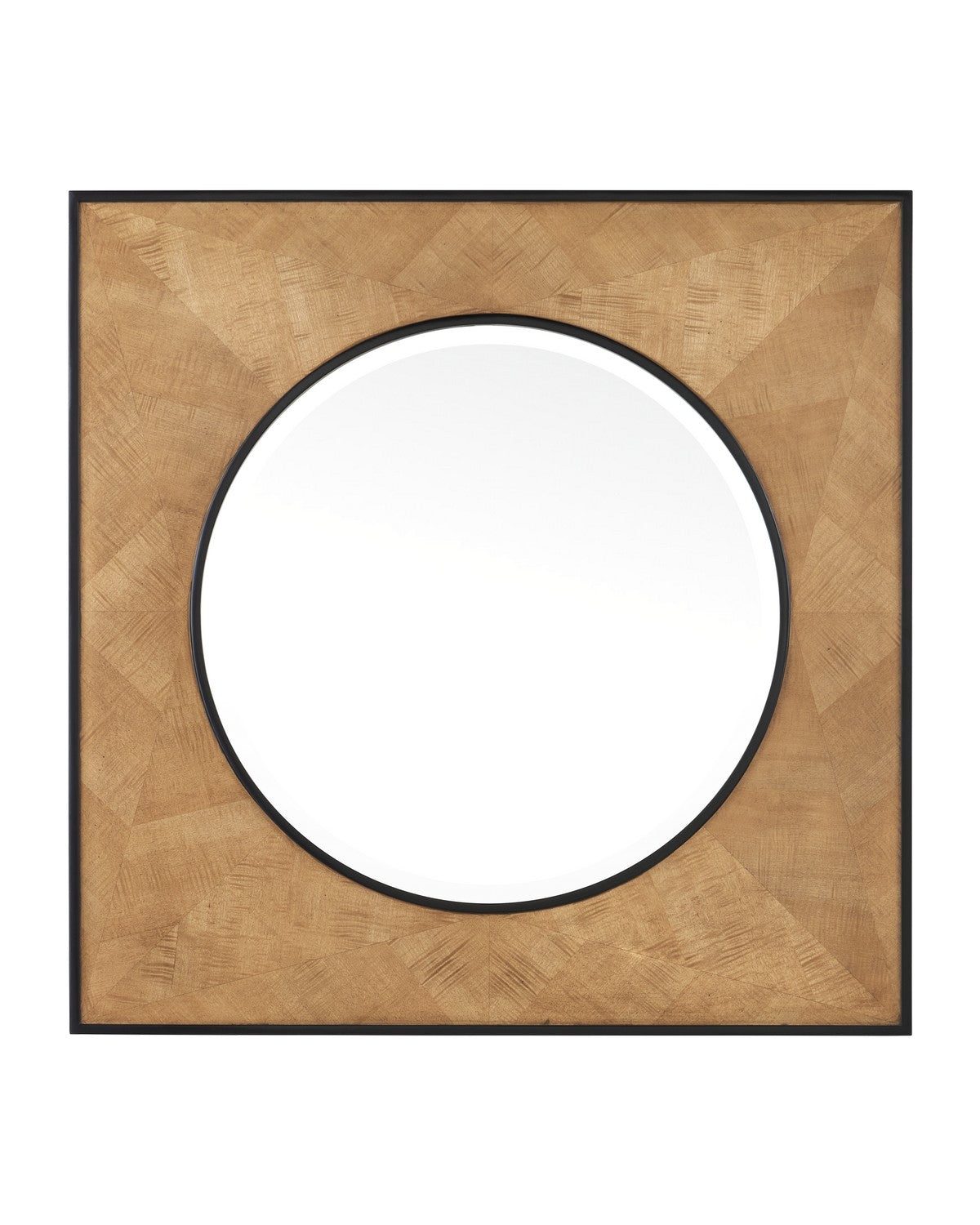 Currey and Company - 1000-0147 - Mirror - Kallista Collection - Taupe/Black/Mirror