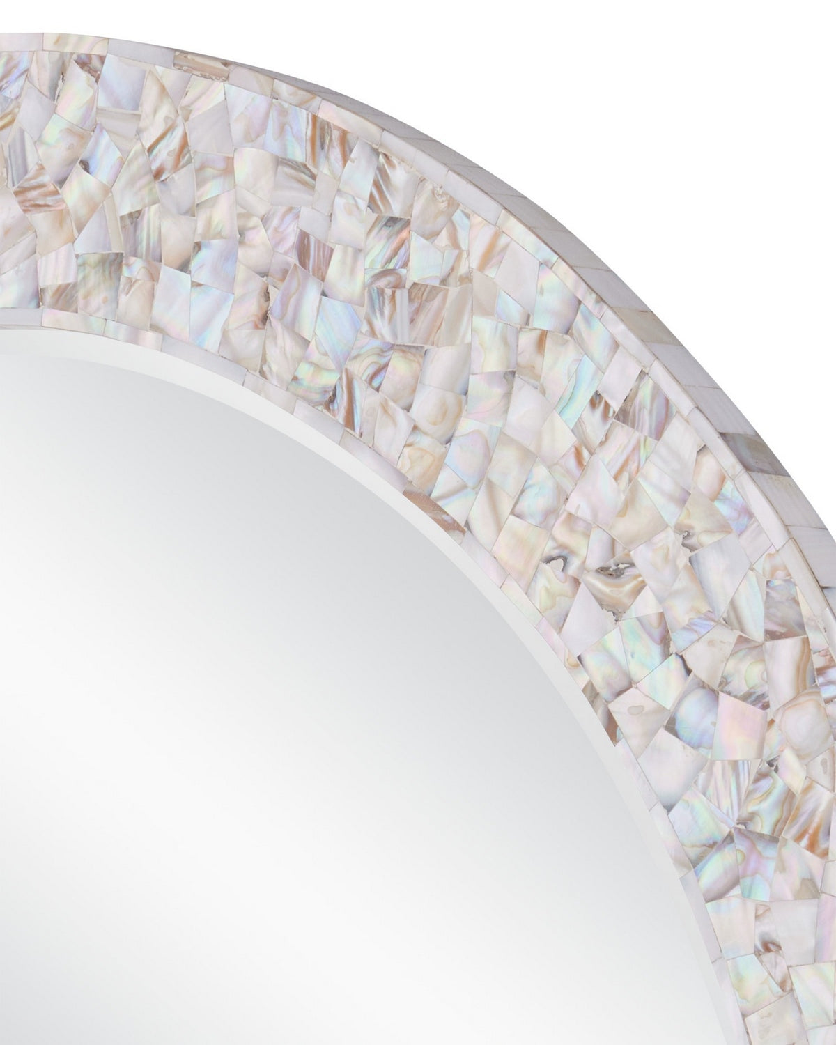 Currey and Company - 1000-0154 - Mirror - Uma - Natural/White